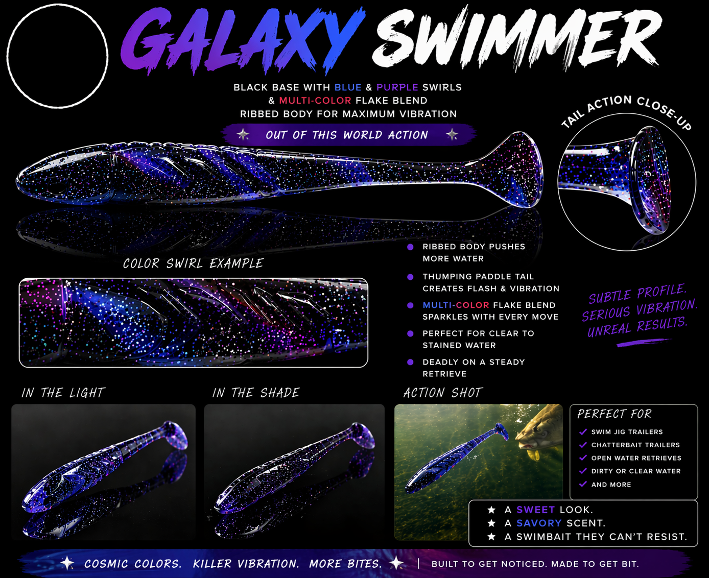 Layton's Baits Galaxy swimmer bait